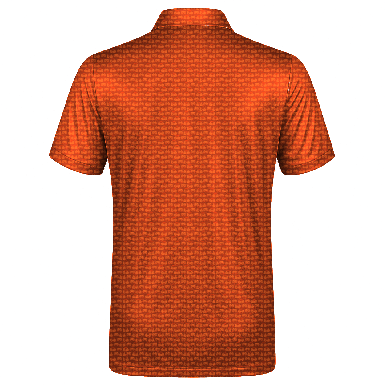 Halloween Web Bone Double Take Golf Polo Shirt 02 – flat back