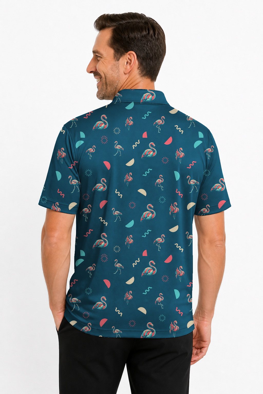 Animal Hidden 03 Flamingo Neo Memphis Resort Double Take Golf… 01 – male back