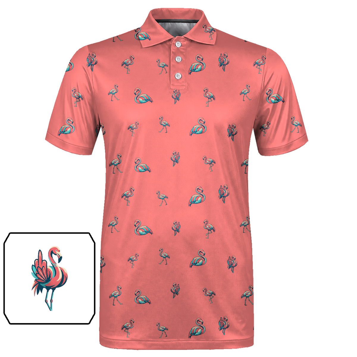 Animal Hidden 03 Flamingo Neo Memphis Resort Double Take Golf… 02 – flat front