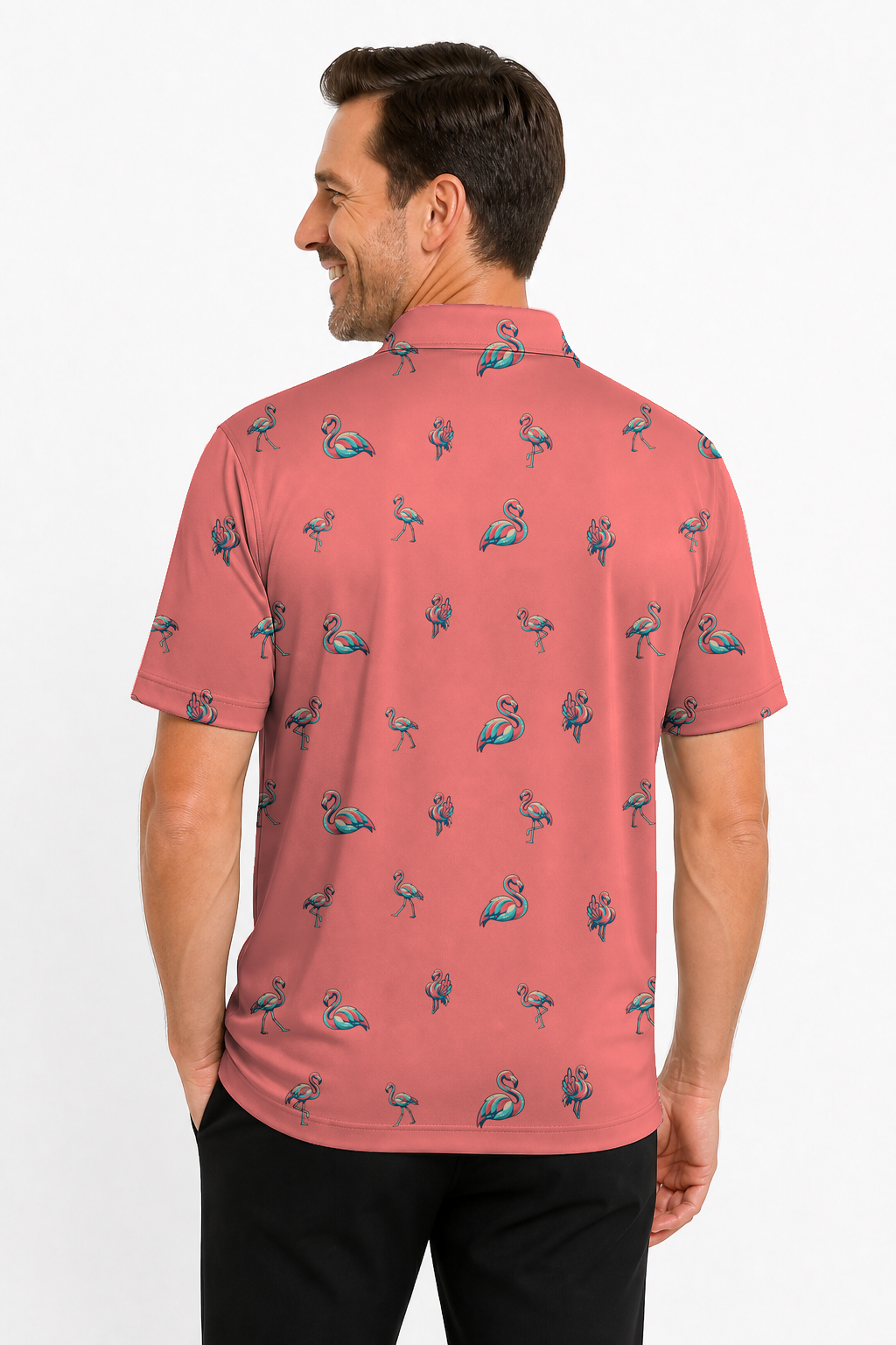 Animal Hidden 03 Flamingo Neo Memphis Resort Double Take Golf… 02 – male back