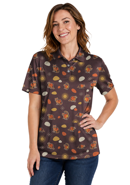 Animal Hidden 06 Raccoon Mid Century Desert Double Take Golf… 01 – female front