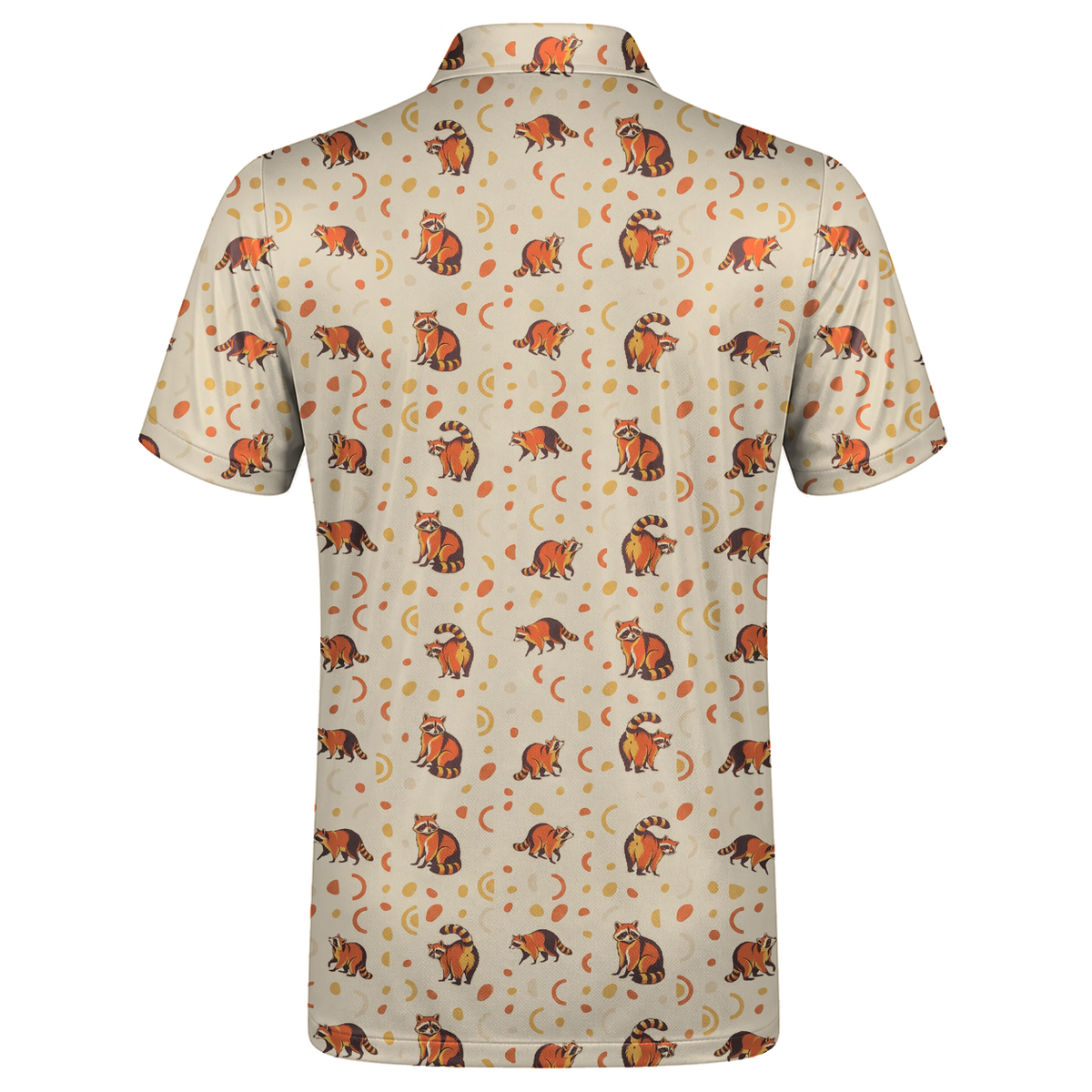 Animal Hidden 06 Raccoon Mid Century Desert Double Take Golf… 02 – flat back