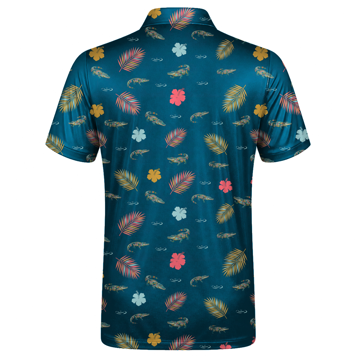 Animal Hidden 08 Alligator Tropical Botanical Maximal Double… 01 – flat back