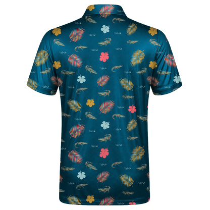 Animal Hidden 08 Alligator Tropical Botanical Maximal Double… 01 – flat back