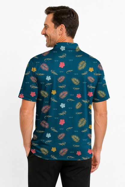 Animal Hidden 08 Alligator Tropical Botanical Maximal Double… 01 – male back