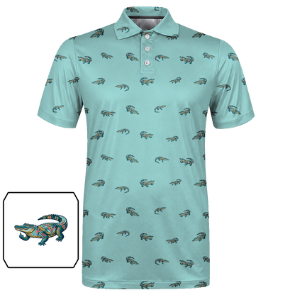 Animal Hidden 08 Alligator Tropical Botanical Maximal Double… 02 – flat front