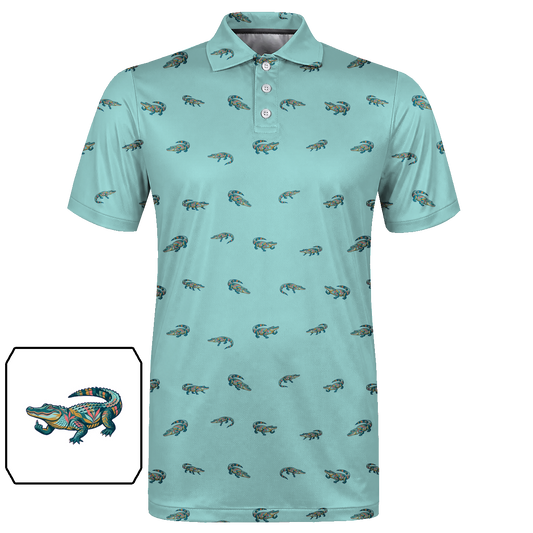 Animal Hidden 08 Alligator Tropical Botanical Maximal Double… 02 – flat front