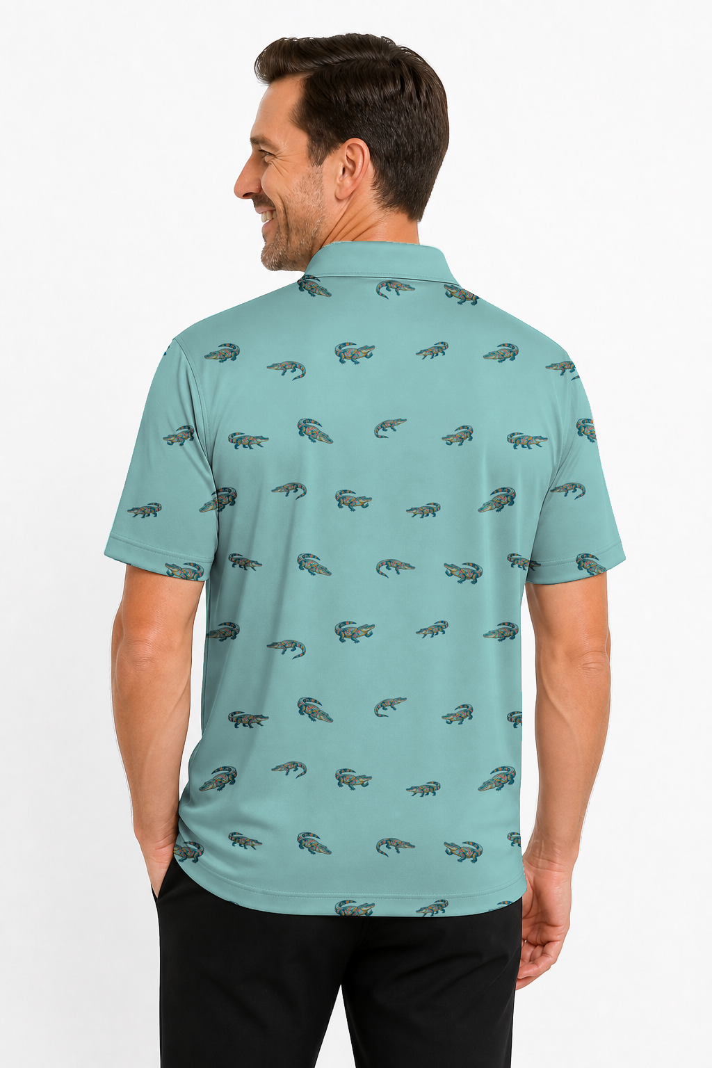 Animal Hidden 08 Alligator Tropical Botanical Maximal Double… 02 – male back