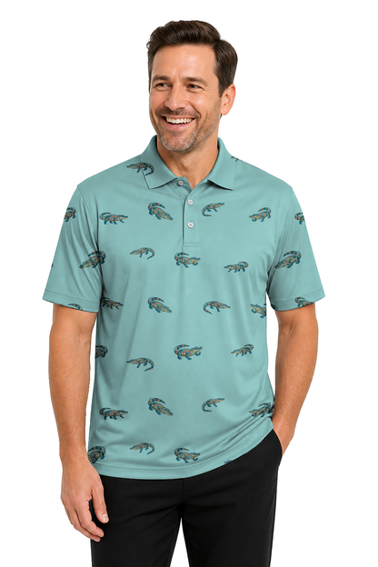Animal Hidden 08 Alligator Tropical Botanical Maximal Double… 02 – male front