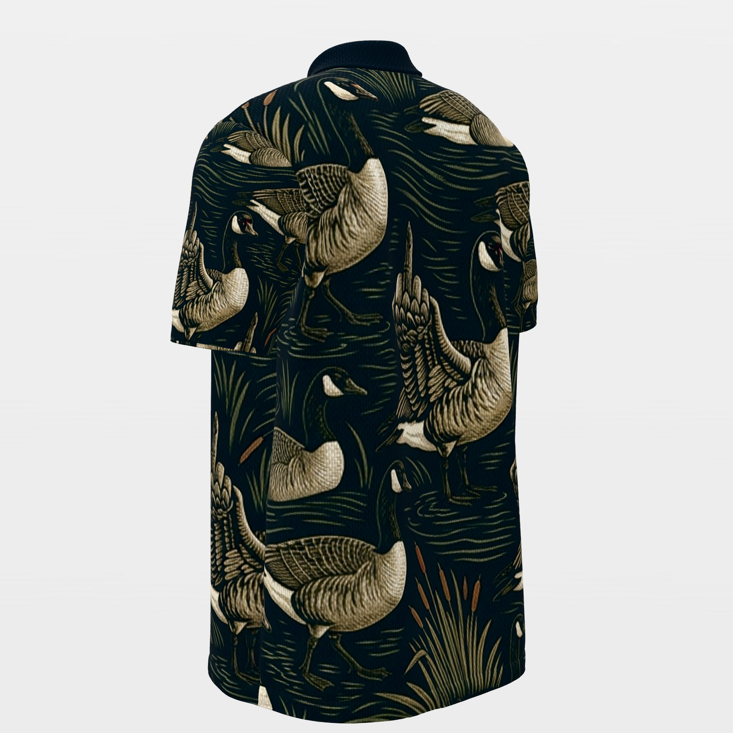 Canada Goose Marsh Lines Golf Polo Shirt – Back Left product view