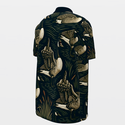 Canada Goose Marsh Lines Golf Polo Shirt – Back Right product view