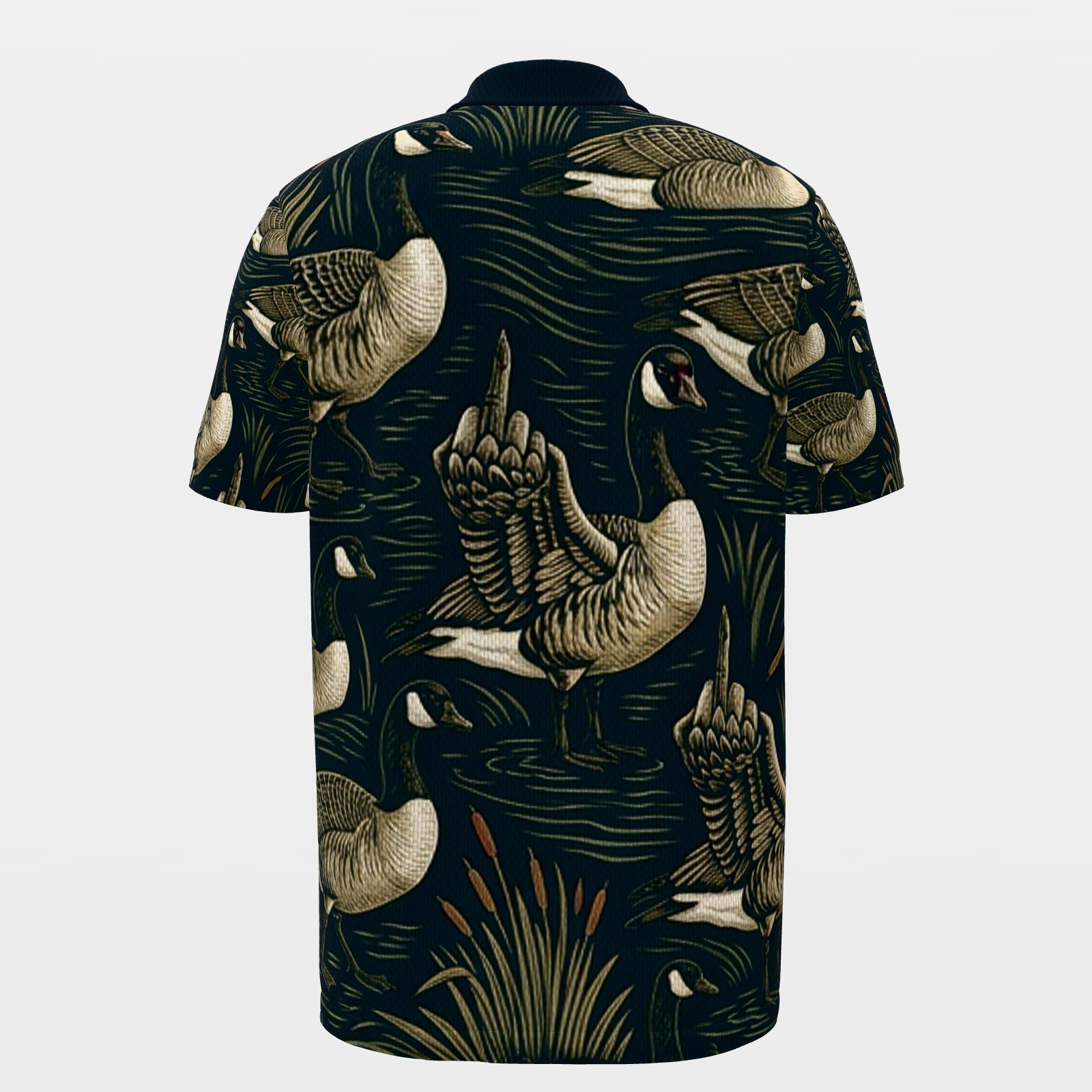Canada Goose Marsh Lines Golf Polo Shirt – Back product view
