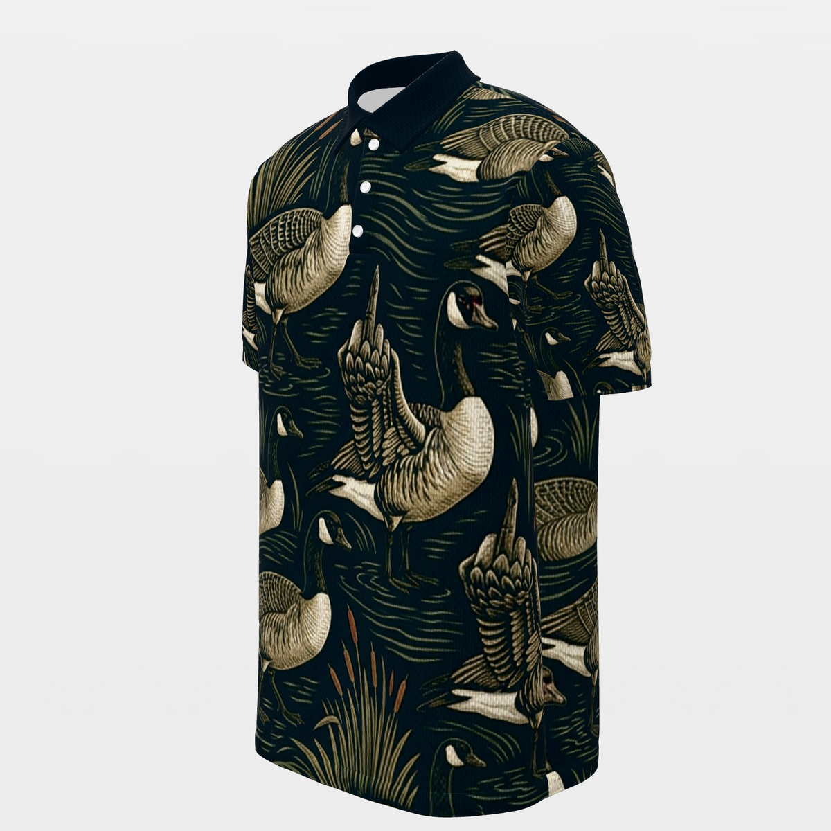 Canada Goose Marsh Lines Golf Polo Shirt – Front Left product view