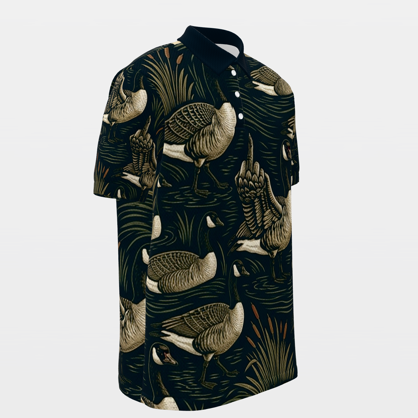 Canada Goose Marsh Lines Golf Polo Shirt – Front Right product view