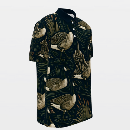 Canada Goose Marsh Lines Golf Polo Shirt – Front Right product view