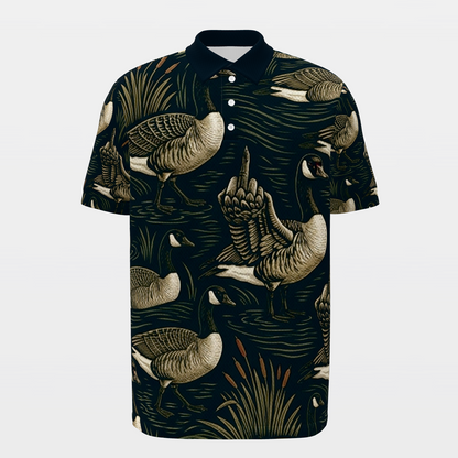 Canada Goose Marsh Lines Golf Polo Shirt – Front product view