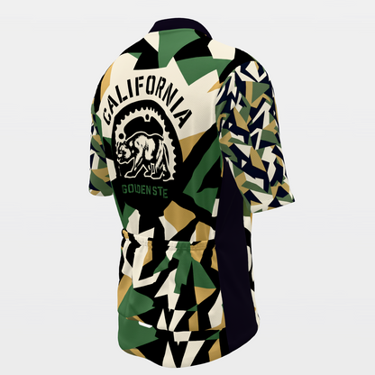 California Marine Dazzle Camo Cycling Jersey – Back Right product view