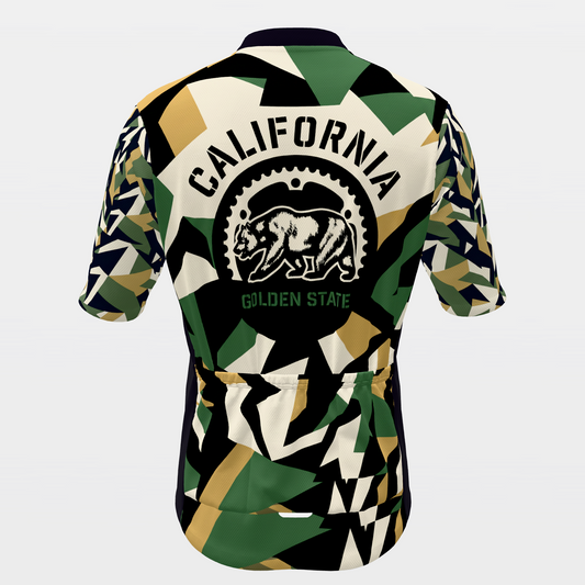 California Marine Dazzle Camo Cycling Jersey – Back product view