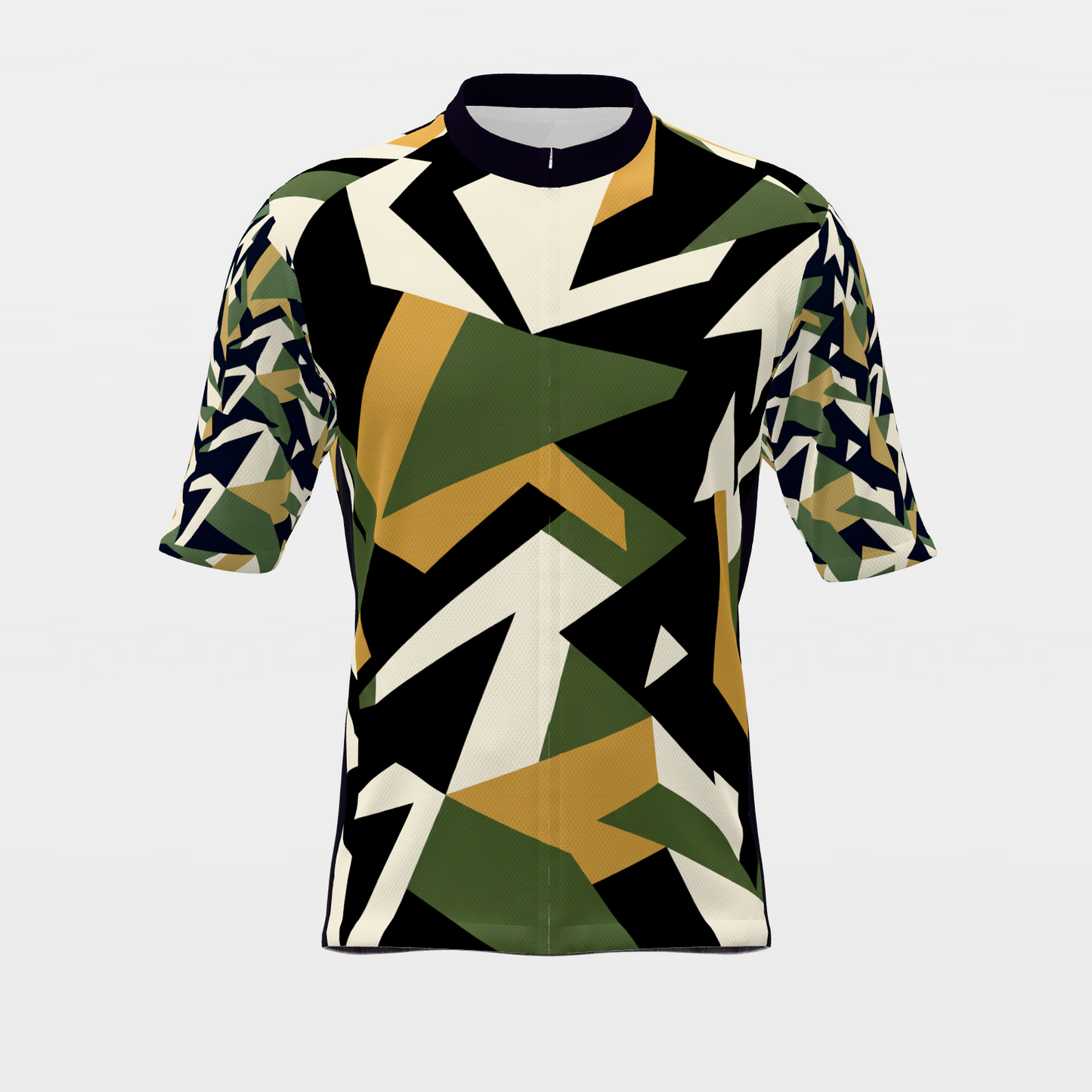 California Marine Dazzle Camo Cycling Jersey – Front product view