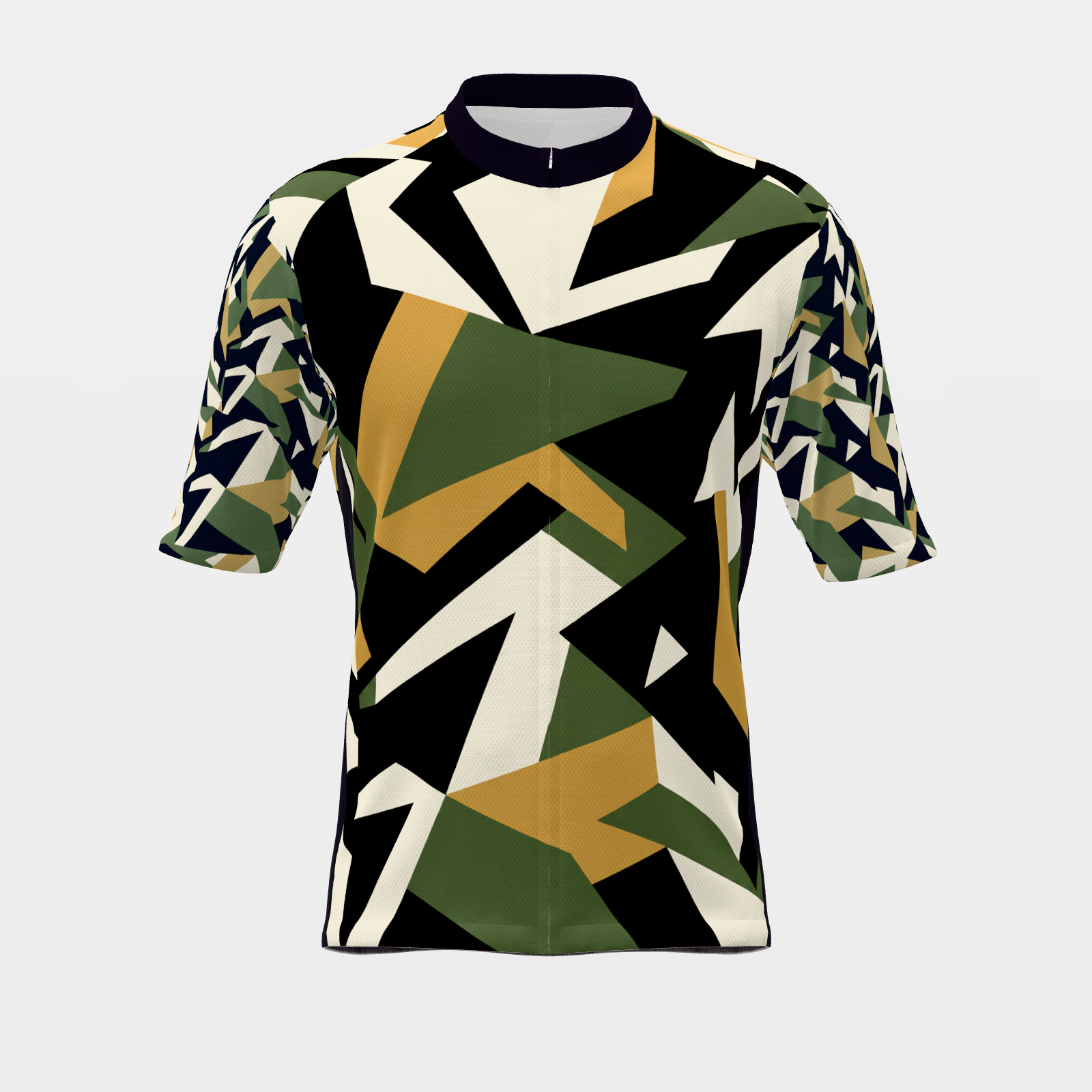 California Marine Dazzle Camo Cycling Jersey – Front product view