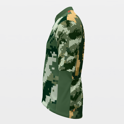 California Digital Pixel Camo Cycling Jersey – Left product view