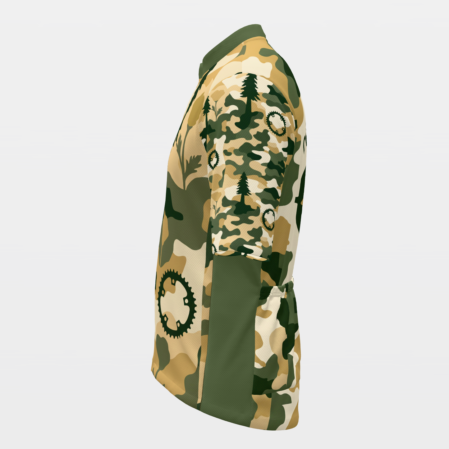 California State Silhouette Camo Cycling Jersey – Left product view