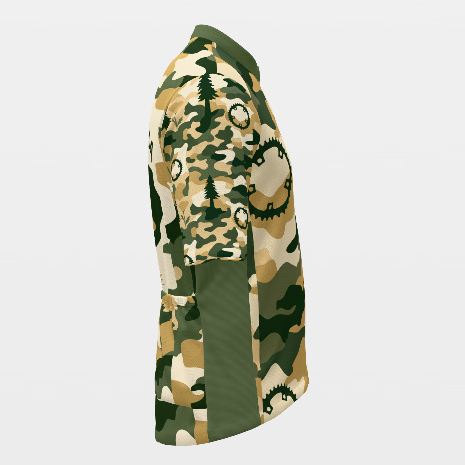 California State Silhouette Camo Cycling Jersey – Right product view