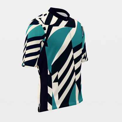 Florida Marine Dazzle Camo Cycling Jersey – Front Right product view