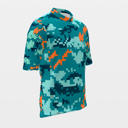Florida Digital Pixel Camo Cycling Jersey – Front Right product view