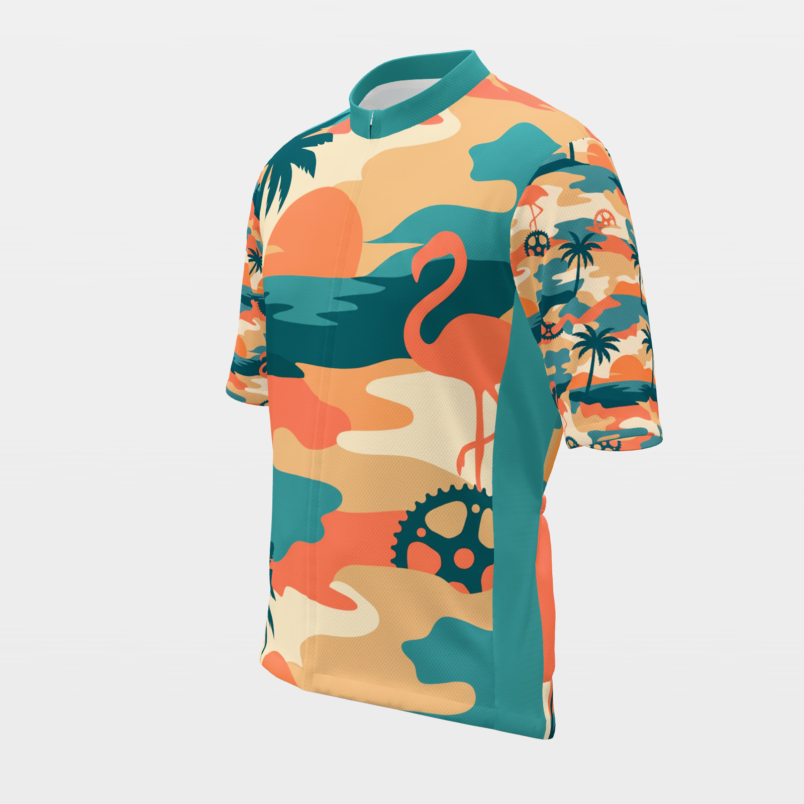 Florida State Silhouette Camo Cycling Jersey – Front Left product view