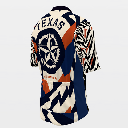 Texas Marine Dazzle Camo Cycling Jersey – Back Right product view