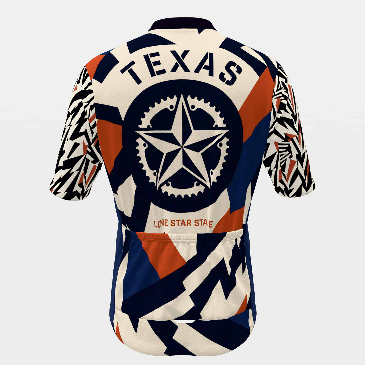 Texas Marine Dazzle Camo Cycling Jersey – Back product view