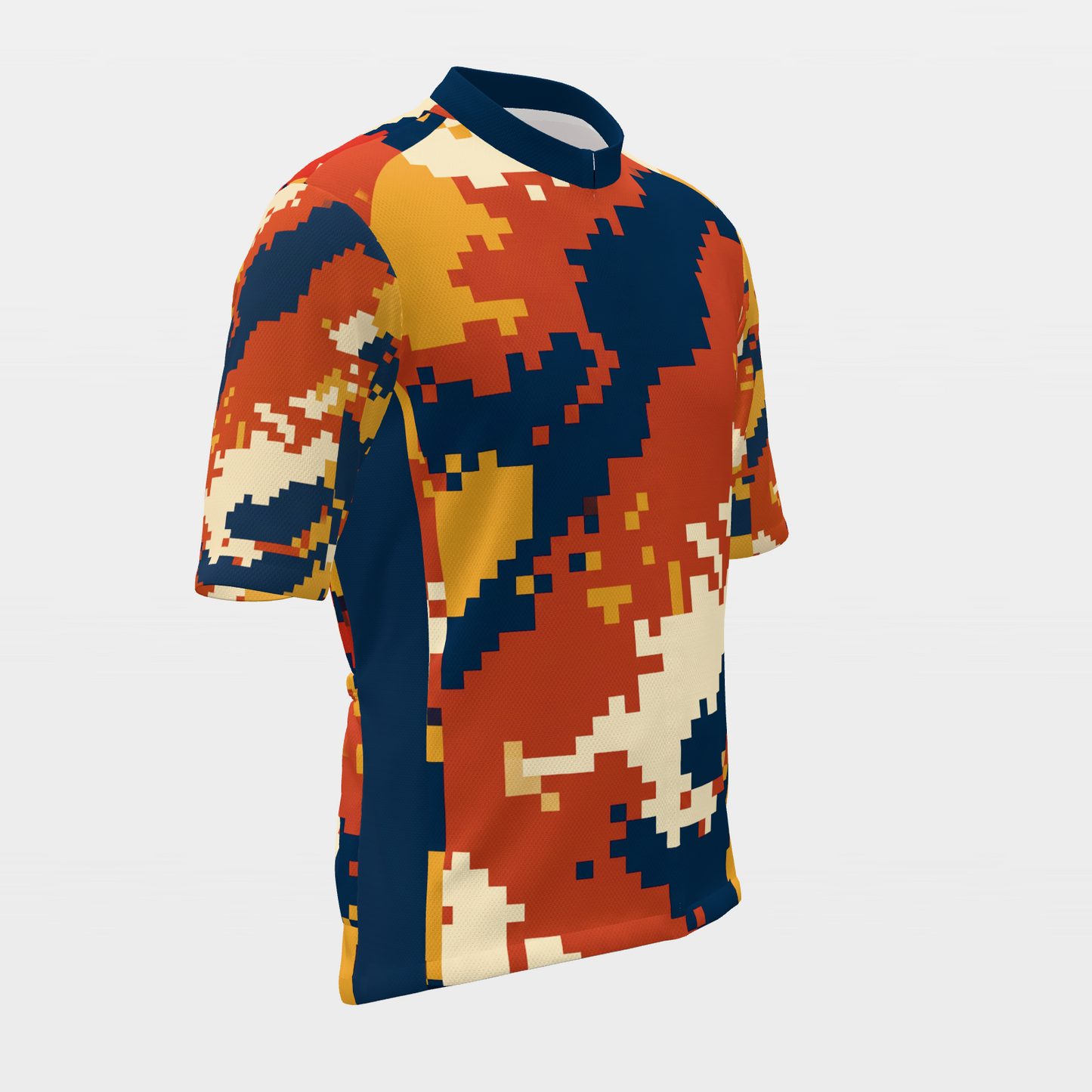 Texas Digital Pixel Camo Cycling Jersey – Front Right product view