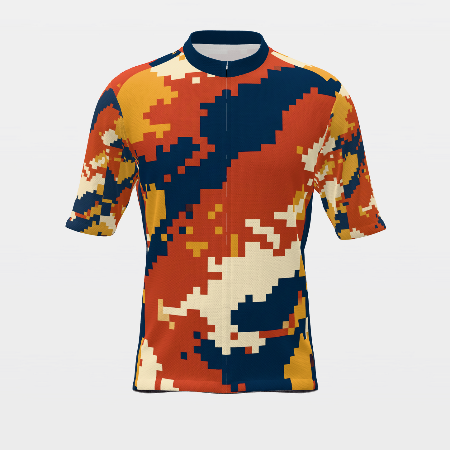 Texas Digital Pixel Camo Cycling Jersey – Front product view
