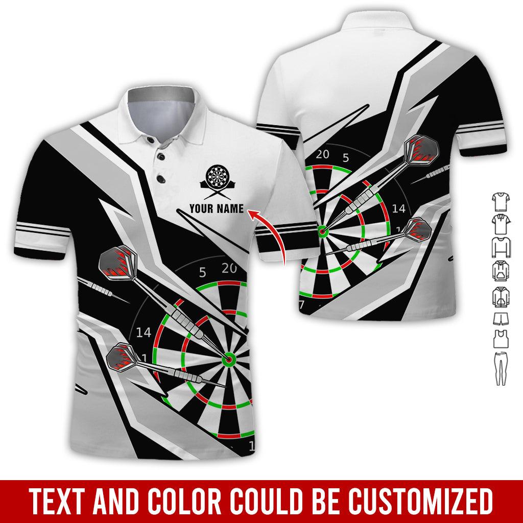 For Team Design Personalized Darts Button Polo — Design 04