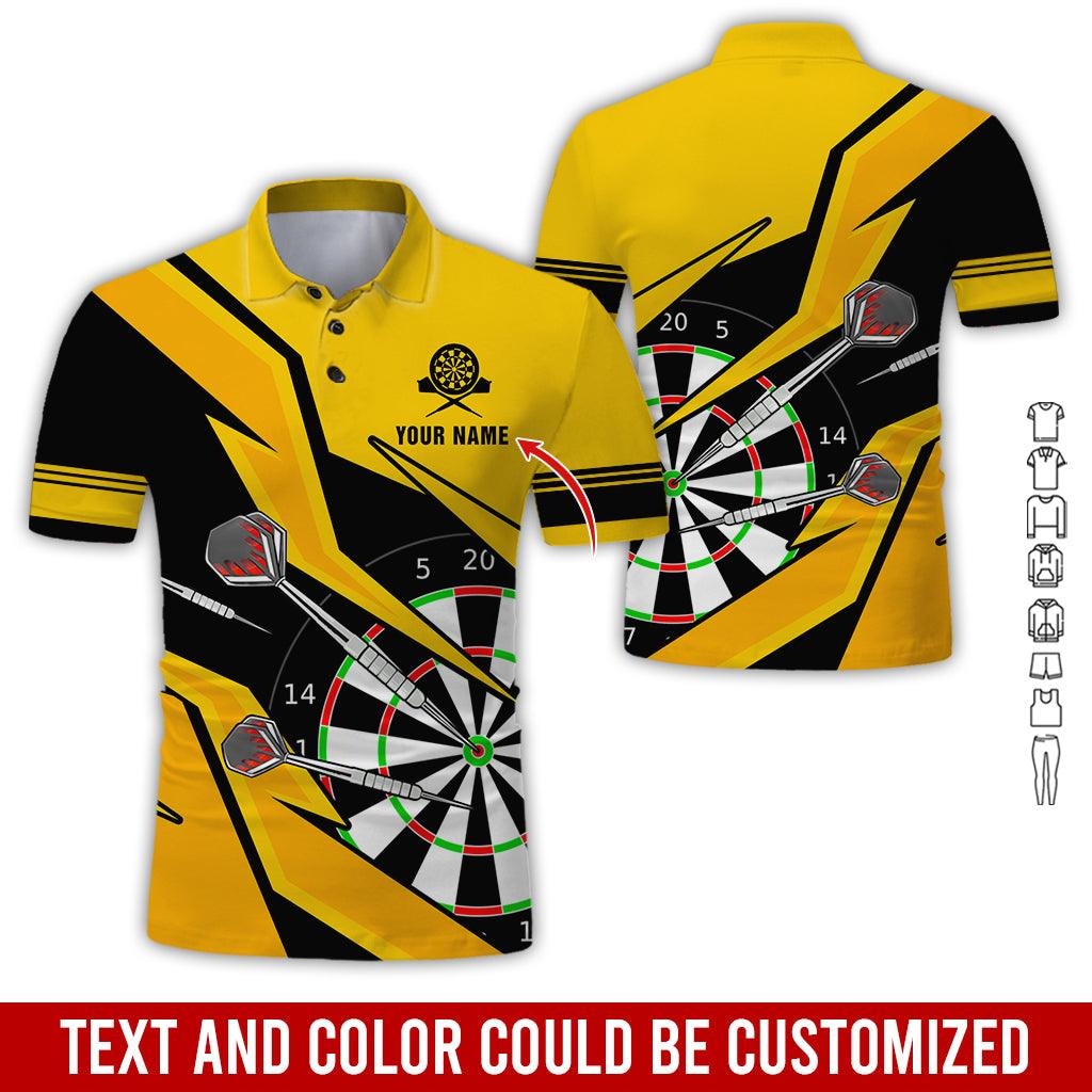 For Team Design Personalized Darts Button Polo — Design 04
