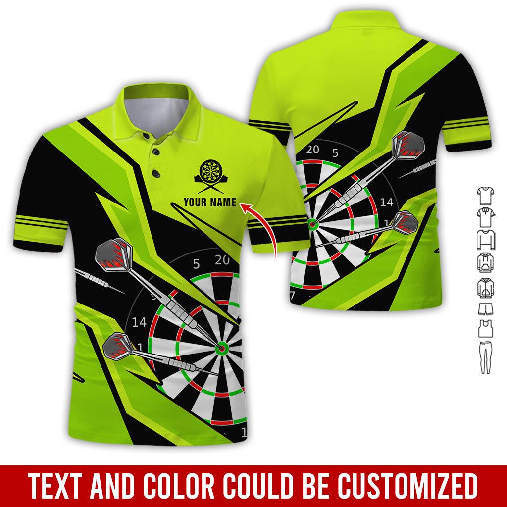 For Team Design Personalized Darts Button Polo — Design 04