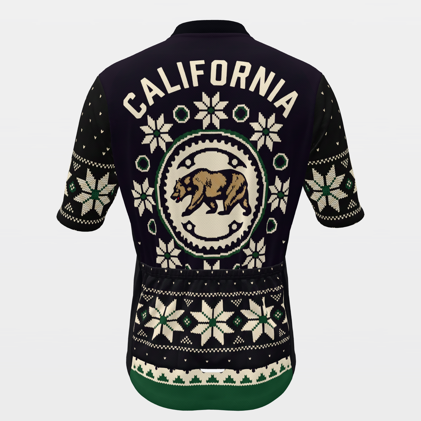California Nordic Selburose Knit Cycling Jersey – Back product view