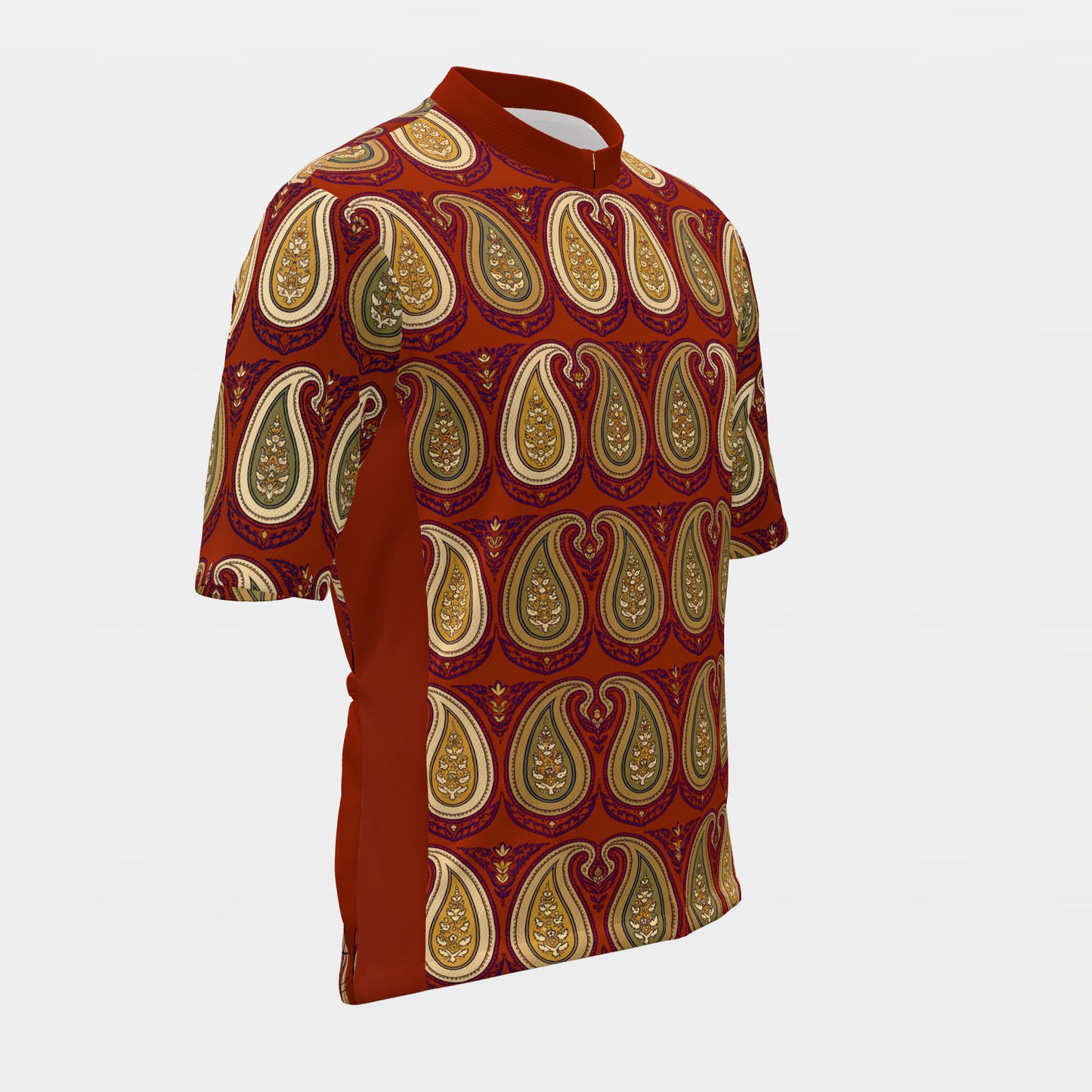 California Persian Paisley Cycling Jersey – Front Right product view