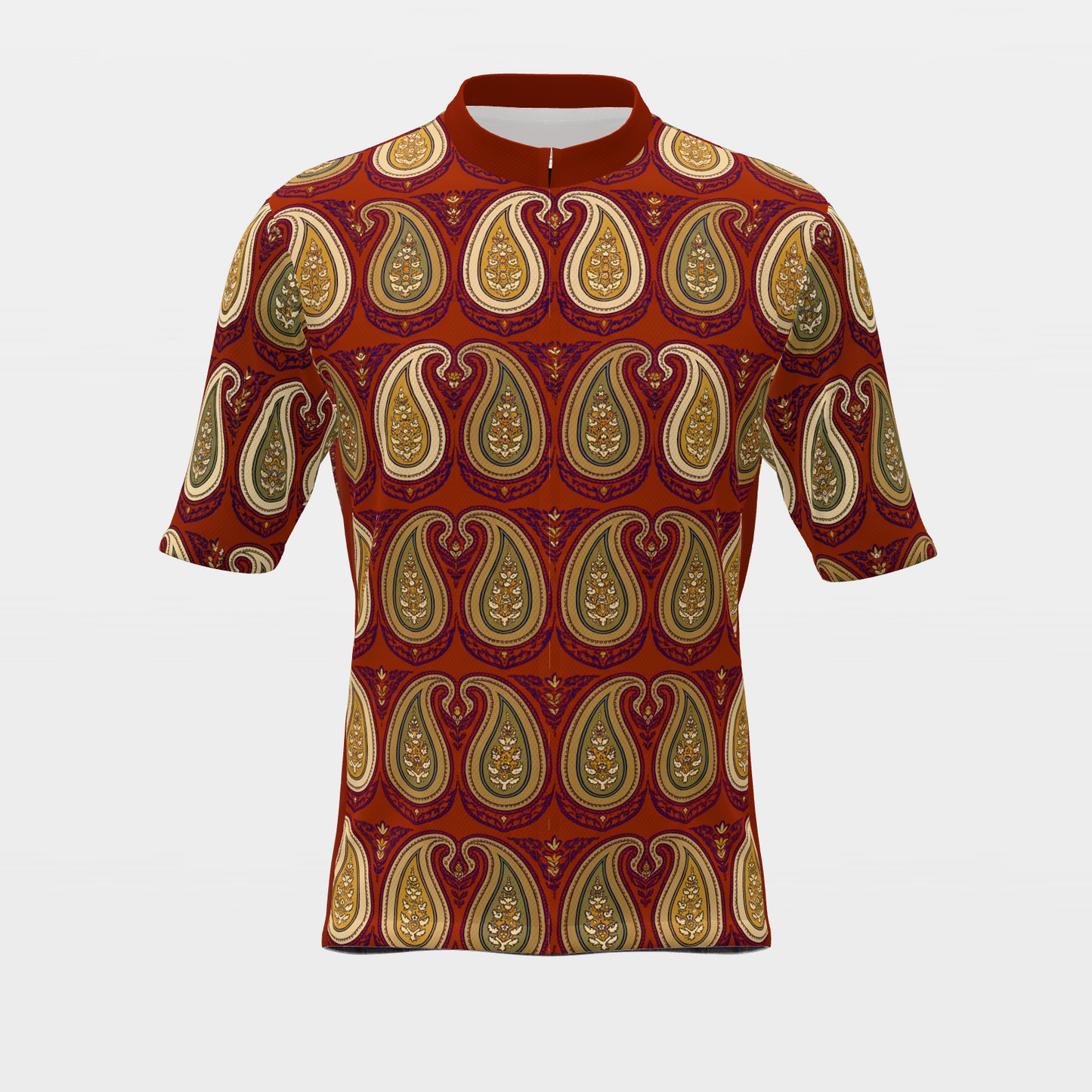 California Persian Paisley Cycling Jersey – Front product view