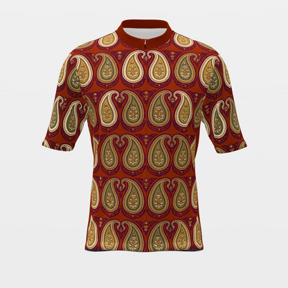 California Persian Paisley Cycling Jersey – Front product view