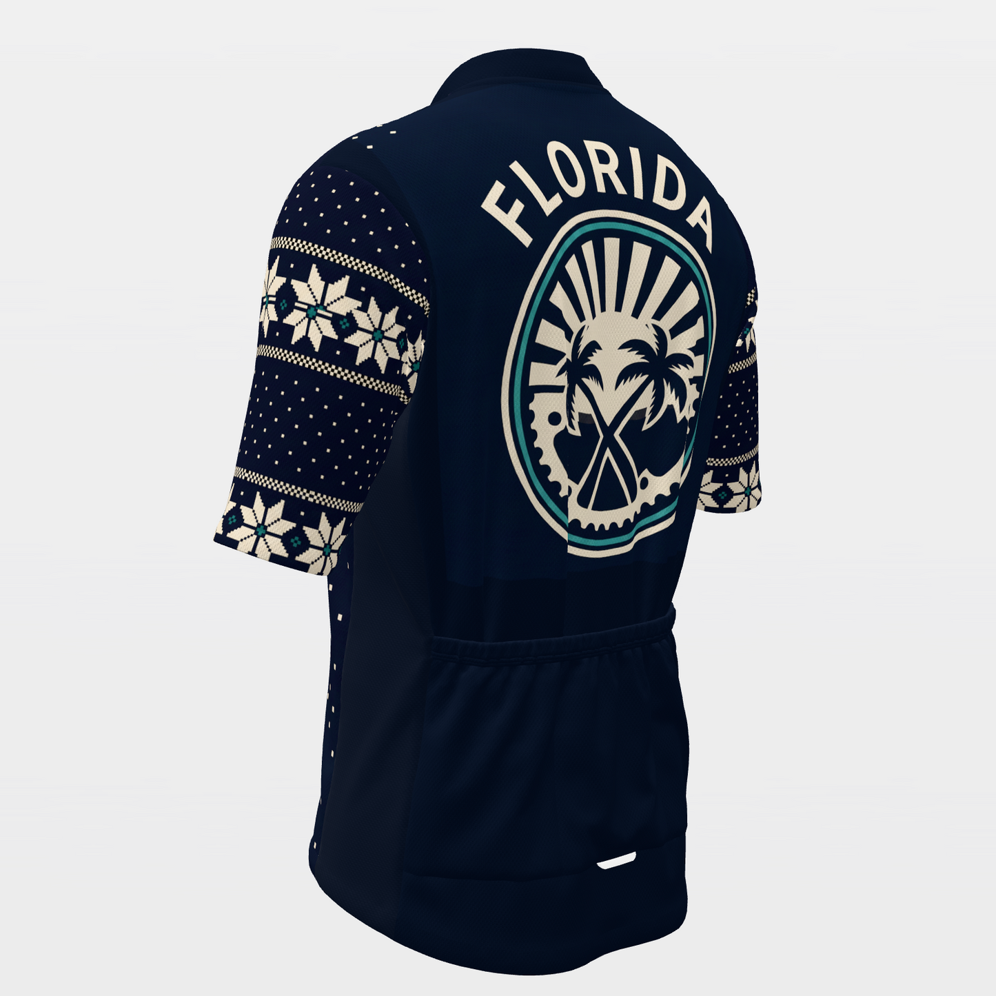 Florida Nordic Selburose Knit Cycling Jersey – Back Left product view