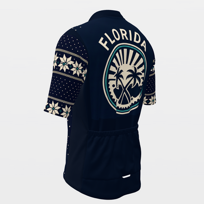 Florida Nordic Selburose Knit Cycling Jersey – Back Left product view