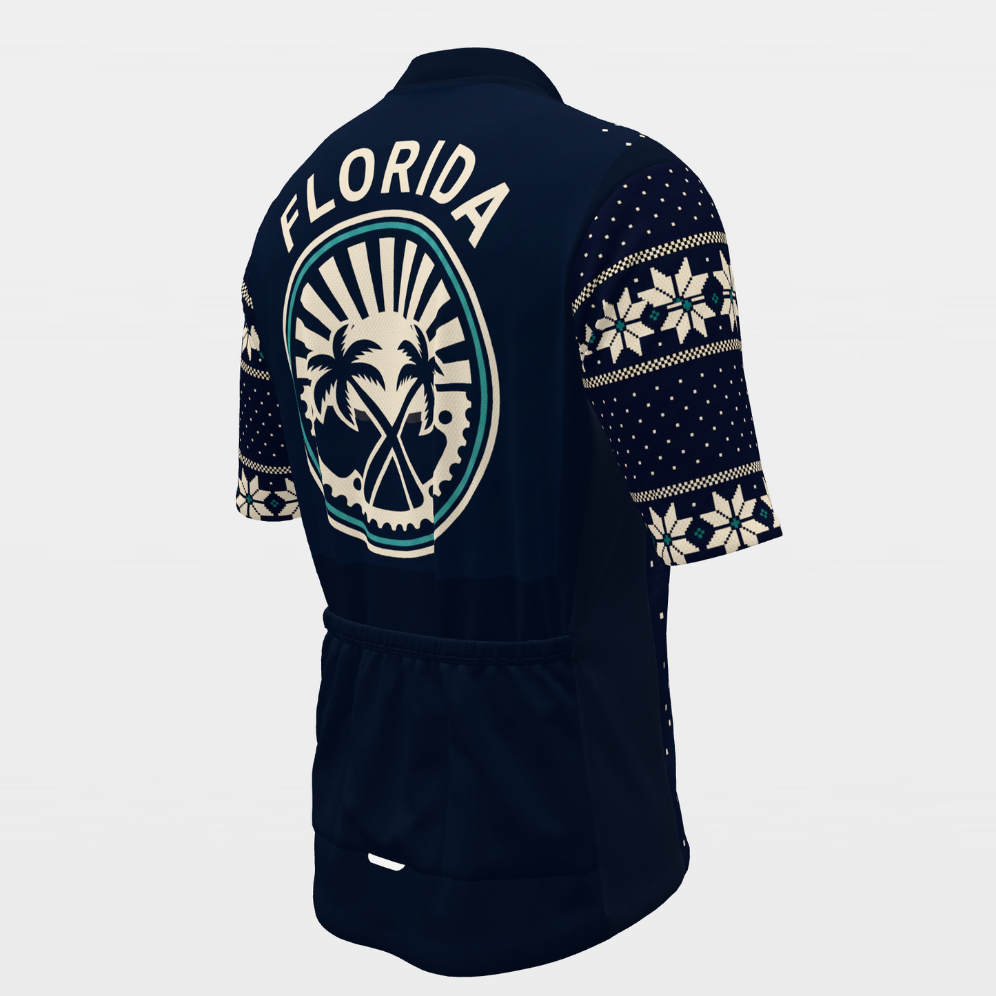 Florida Nordic Selburose Knit Cycling Jersey – Back Right product view