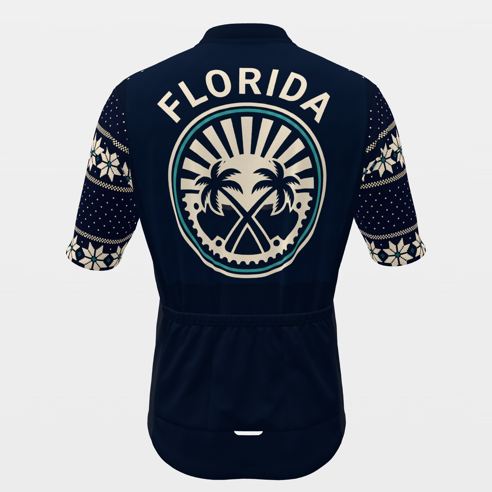 Florida Nordic Selburose Knit Cycling Jersey – Back product view