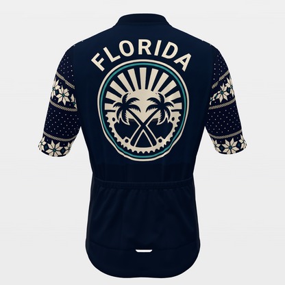 Florida Nordic Selburose Knit Cycling Jersey – Back product view