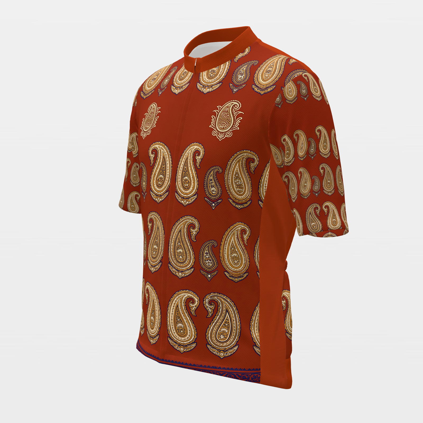 Florida Persian Paisley Cycling Jersey – Front Left product view