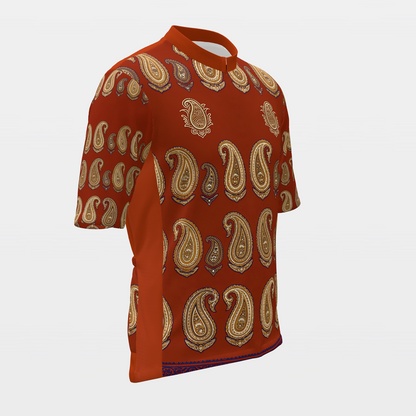 Florida Persian Paisley Cycling Jersey – Front Right product view