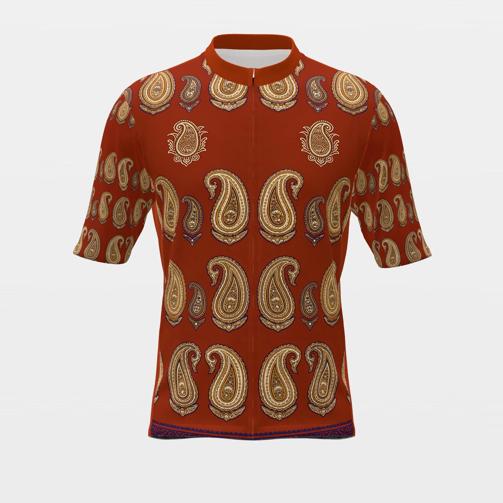Florida Persian Paisley Cycling Jersey – Front product view