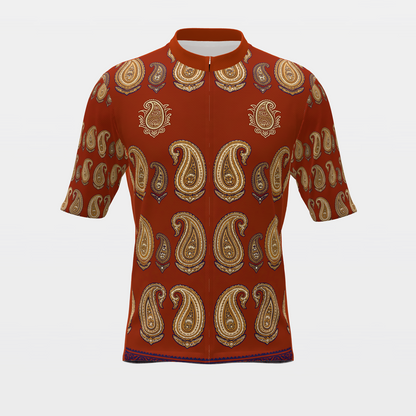Florida Persian Paisley Cycling Jersey – Front product view